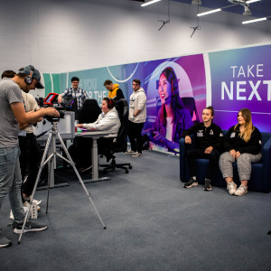 students participating in various activities at our esports centre