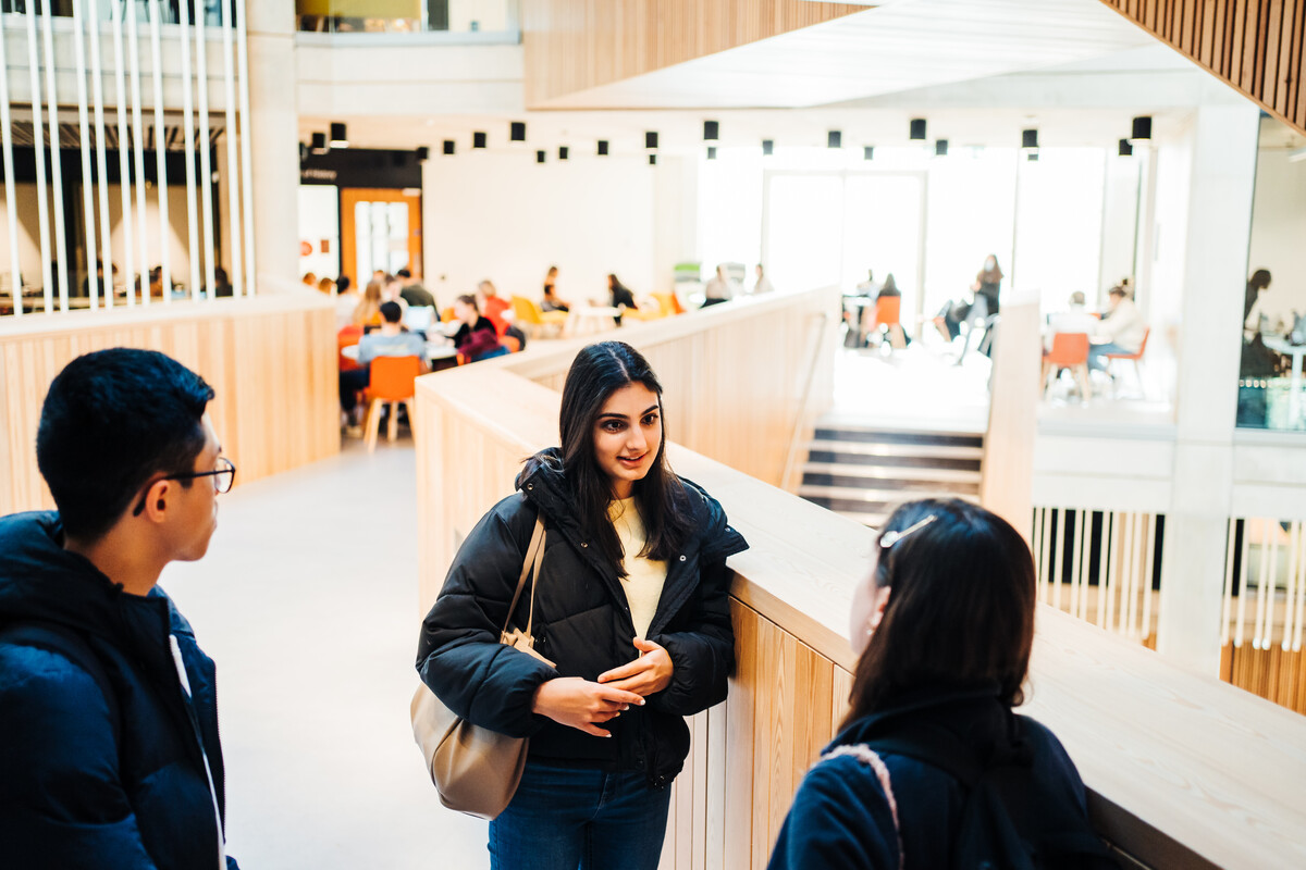 Students inside the FAB
