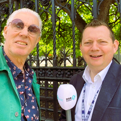 Dave Steele standing next to Matt Chorley